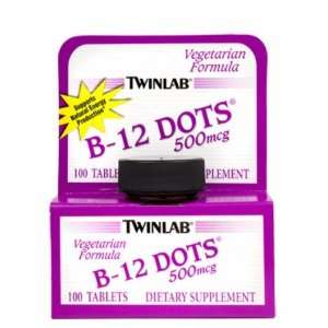  Twinlab B 12 Sublingual 500 mcg Dots Health & Personal 