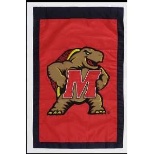  House Size Flag,Maryland, U of, Double Sided: Patio, Lawn 