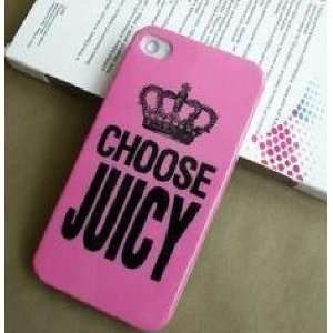  People Say Choose Juicy Sharp Pink with Black Letters Plastic 