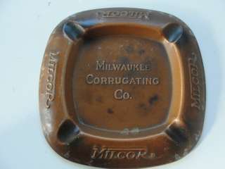 MILCOR,MILWAUKEE CORUGATING COMPANY ADVERTISING OLD COLLECTABLE METAL 