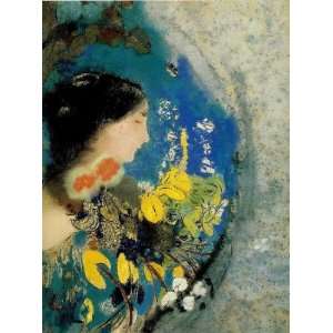  FRAMED oil paintings   Odilon Redon   24 x 32 inches 