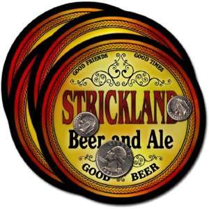  Strickland , WI Beer & Ale Coasters   4pk 