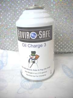 Oil Charge 3, R12, R22, R502, R134a, Enviorsafe, 4 oz  