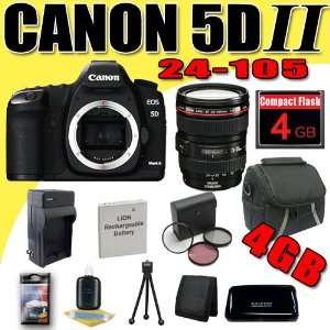  Canon EOS 5D Mark II 21.1MP Digital SLR Camera w/ EF 24 