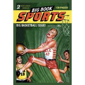  Big Book Sports Big Basketball Issue 12x18 Giclee on 
