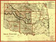 Premier series map of Oklahoma and Indian 