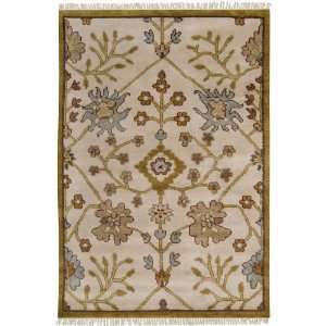   Caspian Ivory Gold Traditional 9 x 13 Rug (CAE 1001)