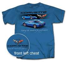 C5 Corvette Setting the Standard Blue T Shirt  