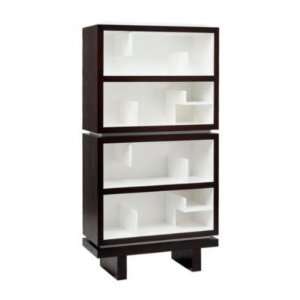  Storytime 63 H Double Bookcase Color Snow White, Shell 