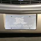 Texas A&M Aggies Silver Mirrored Hibiscus License Plate