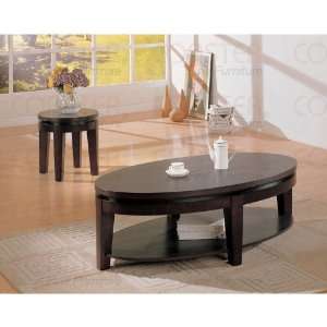 Oval Coffee Table With Storage Space   Coaster Co.:  Home 