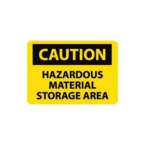   CAUTION Hazardous Material Storage Area Safety Sign: Home Improvement