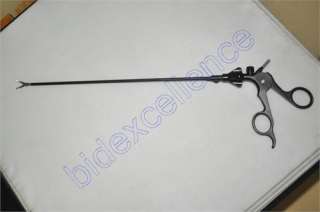 Single Action Double Action Curved Scissors 5X330mm Laparoscopic 