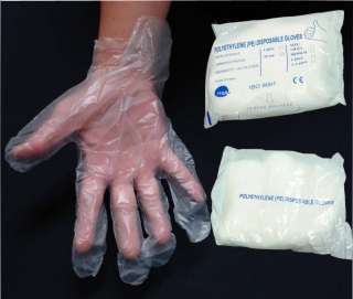 10,000 pcs Polyethylene PE Disposable Glove Food Use ++  