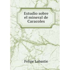    Estudio sobre el mineral de Caracoles Felipe Labastie Books