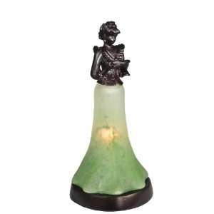 Meyda Tiffany 24093 Silhouette Schoolmarm   One Light Accent Lamp 