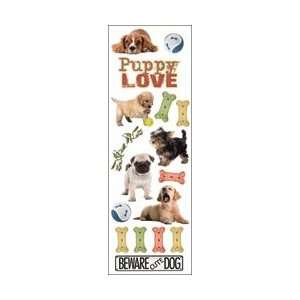   Paper House Rub On Glitter Puppy Love RUBGL 21; 3 Items/Order: Home