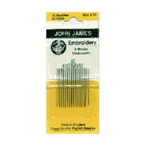 Colonial Needle Crewel/Embroidery Hand Needles Size 5/10 16/Pkg JJ135 