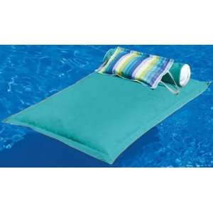  Pillowtop Pool Float, 68Hx44W, ARUBA BLUE: Patio, Lawn 