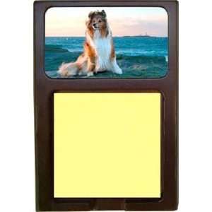  Shetland Sheepdog Sticky Note Holder: Office Products