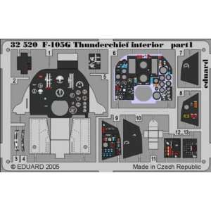  Eduard 1/32 Aircraft  F105G Thunderchief Interior for TSM 