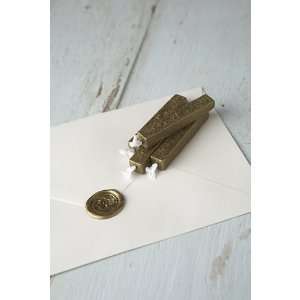  Gold Wax for Envelope Seals, 4 Sticks