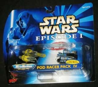 Star Wars Episode I Pod Racing MICRO MACHINES POD RACER PACK IV 