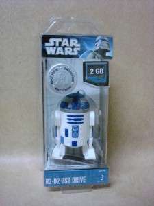 Star Wars 2011 Lucas Film White R2 D2 Usb Drive 2GB Exclusive Ages 14 