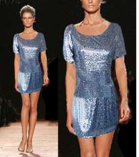 Bling Sequin Stars Cool Party Evening Dress S M 129  