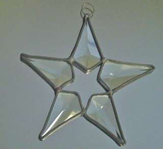 Point beveled glass Texas star / stained glass supplies  