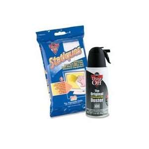  Falcon Safety Products : Cleaner Combo Pack,w/ 20 Statiques 