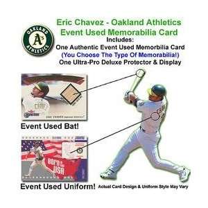   Event Used Memorabilia Card   ERIC CHAVEZ Uniform Card: Sports