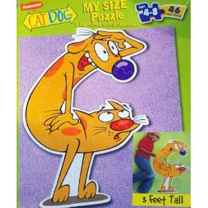  Nickelodeon CAT DOG My Size Puzzle (1999) Toys & Games
