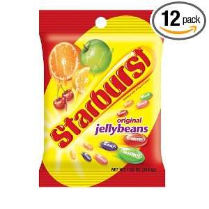 Starburst Original Jelly Beans, 7.5 Ounce Packages (Pack of 12)