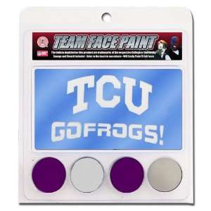  NCAA Texas Christian Horned Frogs (TCU) Team Face Paint 