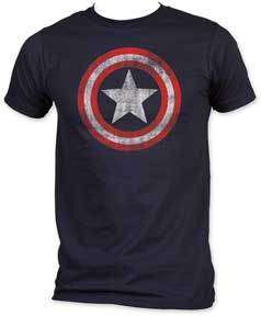 CAPTAIN AMERICA Shield tee t Shirt NEW Marvel Comics  