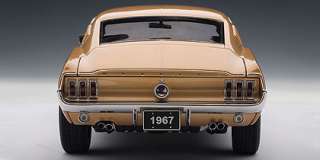 Ford Mustang GT 1967 390 Gold 118 AUTOART Diecast NIB  