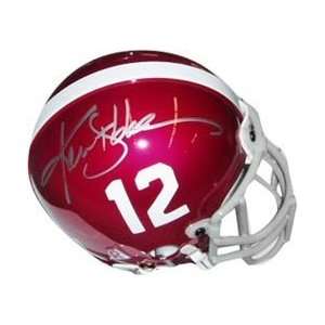  Autographed Ken Stabler Mini Helmet   Alabama Crimson Tide 