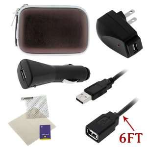   Cable LCD Protector Accessory Bundle Kit for Samsung ST Series ST100