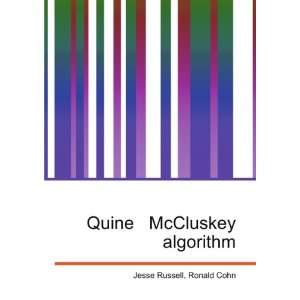    Quine McCluskey algorithm Ronald Cohn Jesse Russell Books