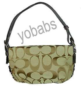Coach F15068 15068 Carly Signature Duffle Bag Purse Handbag Tote NWT 