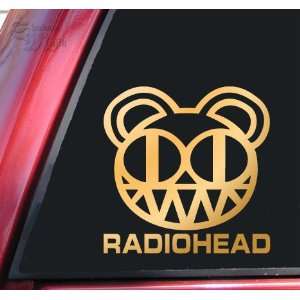  RADIOHEAD Vinyl Decal Sticker   Mirror Gold: Automotive