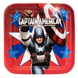   By Hallmark Captain America Square Dinner Plates: Everything Else