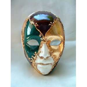   Si Lucia Masquerade Full Face Mardi Gras Carnival Mask: Home & Kitchen
