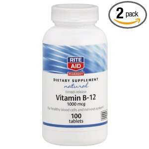  Rite Aid Vitamin B 12, 100 ea
