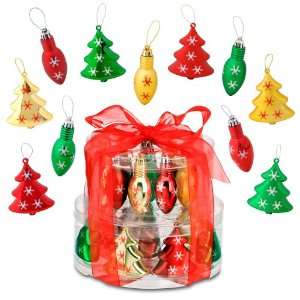  Disney Shatterproof Bulbs and Trees Mickey Mouse Ornaments 