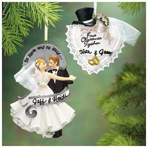  Personalized Wedding Couple Ornament: Everything Else