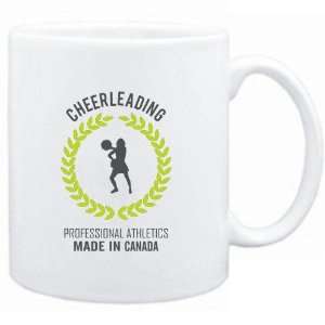   : Mug White  Cheerleading MADE IN CANADA  Sports: Sports & Outdoors