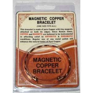 Magnetic Therapeutic Bracelet   Beautiful Solid Copper Magnet Therapy!