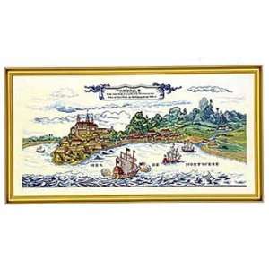  Oslo Map kit (cross stitch) (Special Order) Arts, Crafts 